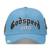 GODSPEED GS FOREVER TRUCKER HAT BABY BLUE