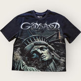 Godspeed "Sunken Liberty 2" Black Wash T-Shirt