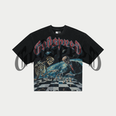 Godspeed "Checkmate" Black Wash Tee