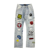 Mixed Emotion Emotion 'Worker' Jeans