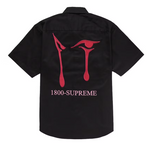 Supreme AOI Eyes S/S Work Shirt Black