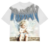 Mixed Emotion "Dove" Rhinestone Tee