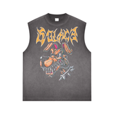 Solace Dog Fight Blackwash Sleeveless Tee