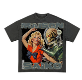 Maison Saiko Comic Book Ten Black Tee