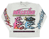 Hellstar "Pixel" L/S White Tee