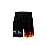 TRILLION Flame Mesh Shorts