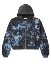 VALE CASPER BLACK ZIP UP HOODIE