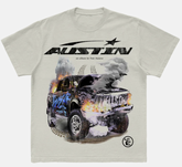 Hellstar x Post Malone "Austin" Cream Tee