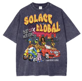 Solace Night Class Purple Tee