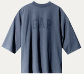 Yeezy Gap Engineered by Balenciaga Dove 3/4 Sleeve Dark Blue Tee