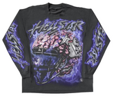 Hellstar "Powered By The Star" L/S Black Tee