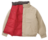Supreme Reversible Down Puffer Jacket Tan
