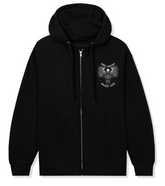 Anti Social Social Club "Solace" Black Zip Up Hoodie