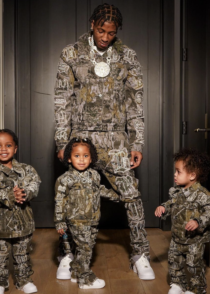 GUAPI × NBA YoungBoy Camo Set Up セットアップ Guapi NBA Youngboy Camo Set – Timeless Sneaker Boutique
