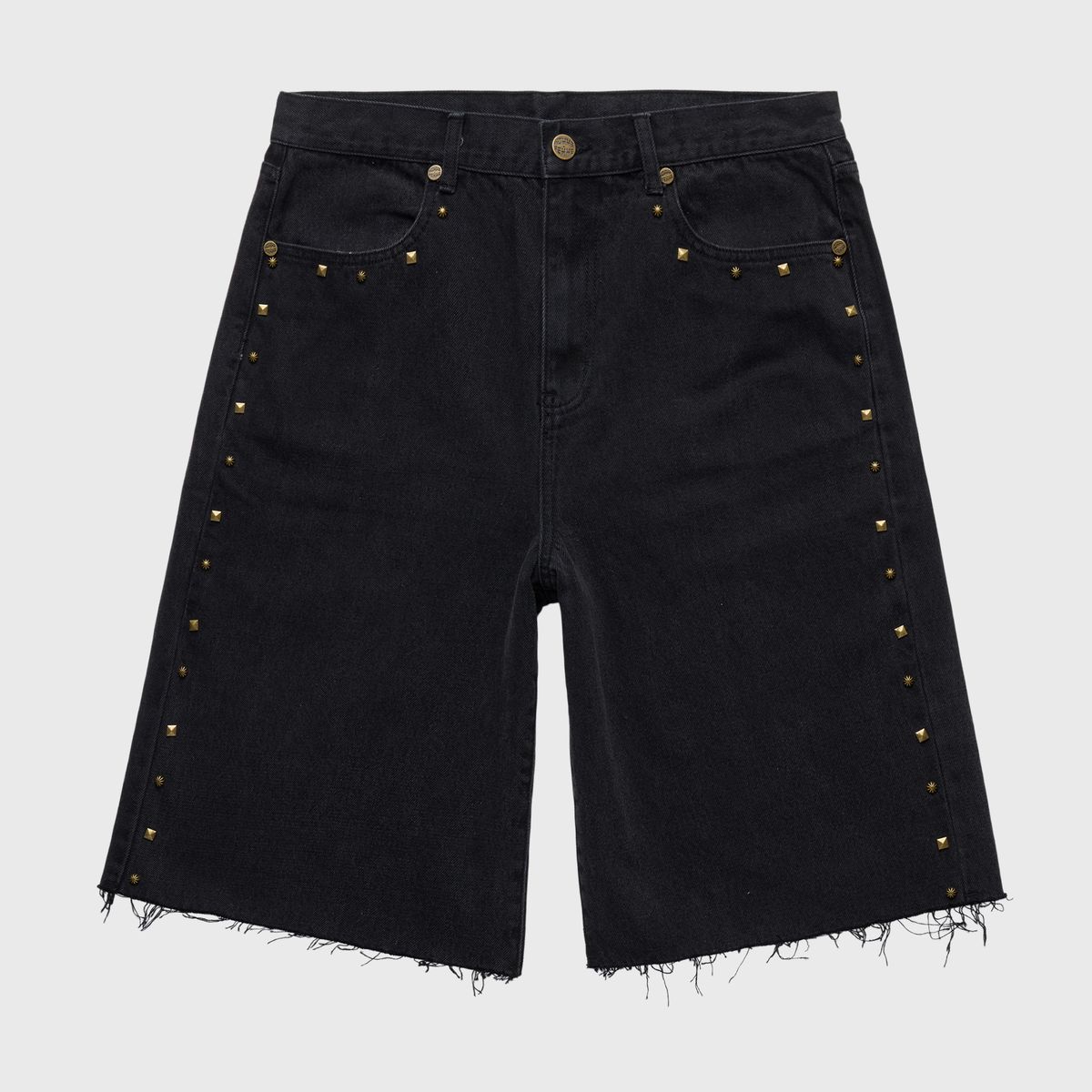 Homme Femme Studded Shorts Black