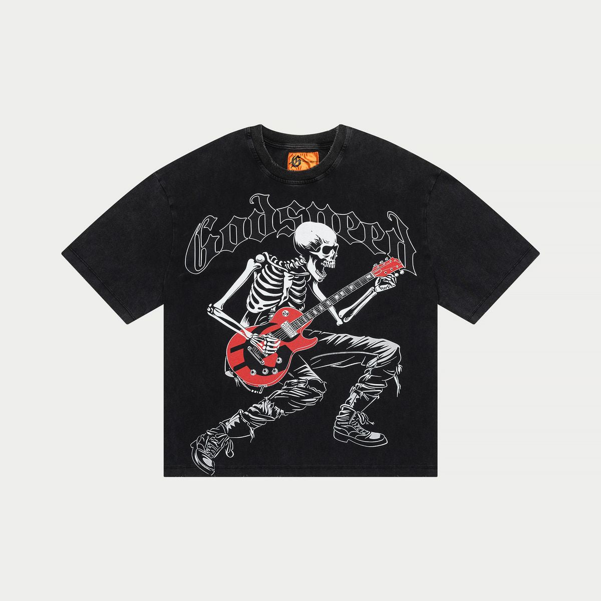 Godspeed Rock On Black Tee