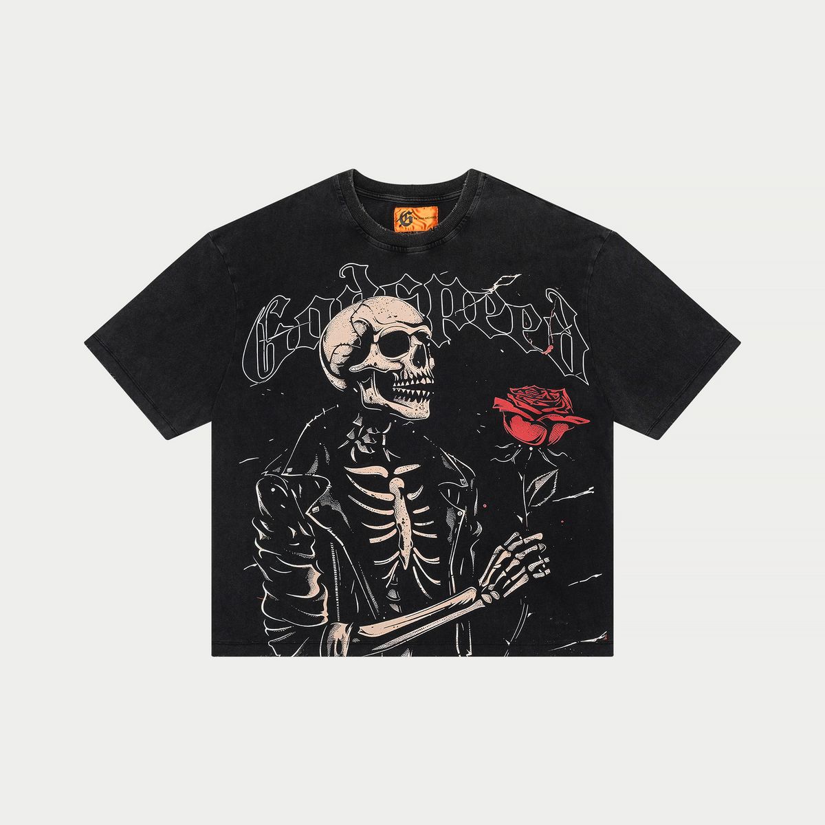 Godspeed Valentine Black Tee