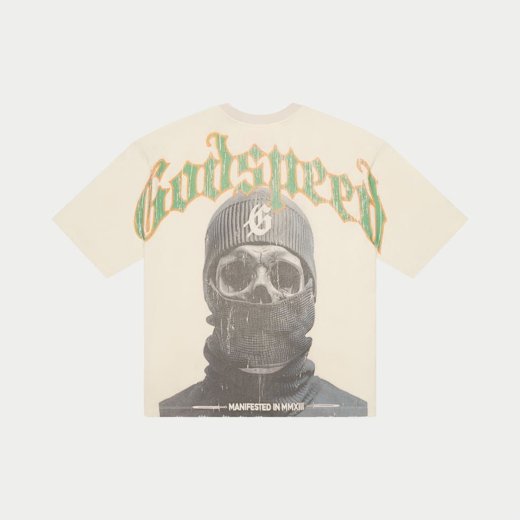 Godspeed Balaclava Szn Bone Tee