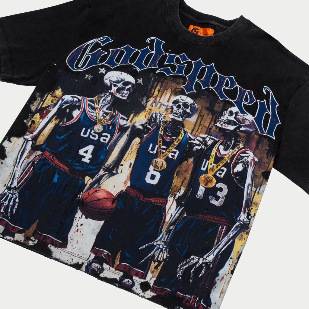 GODSPEED Dreamteam Black Wash Tee