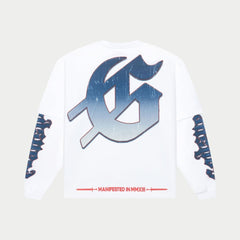 Godspeed Endzone Dual Layered Long Sleeve White T-Shirt