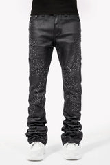 Guap All Black Starry Sky Waxed Denim