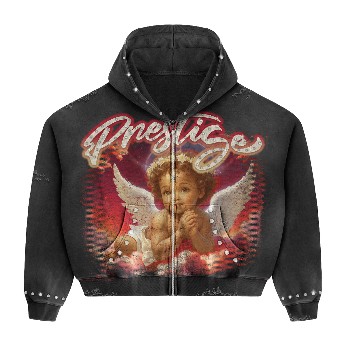 Prestige Angel Hoodie Red/Black