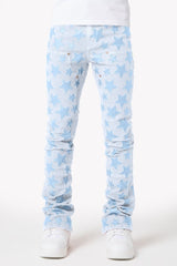 Guap Aqua Blue Stars Denim