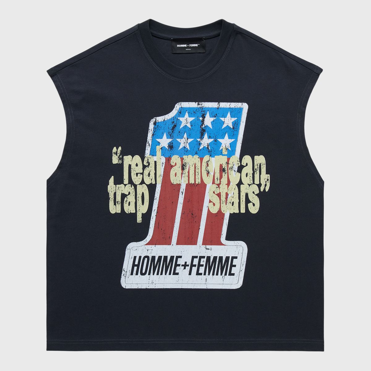 Homme Femme Trap Star Sleeveless Tee
