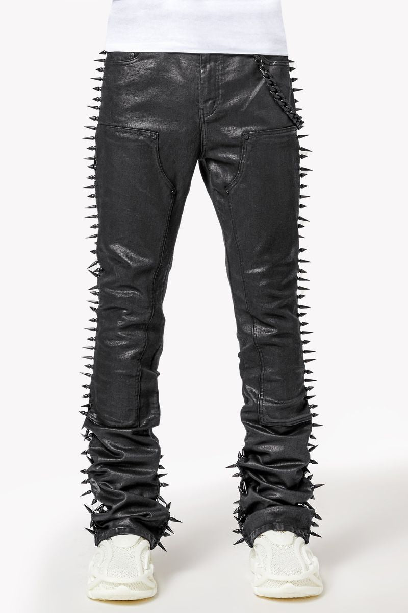 Guapi All Black Spikes Denim