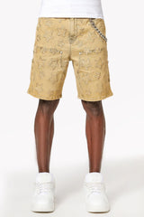 Guapi Vintage Stars Denim Shorts