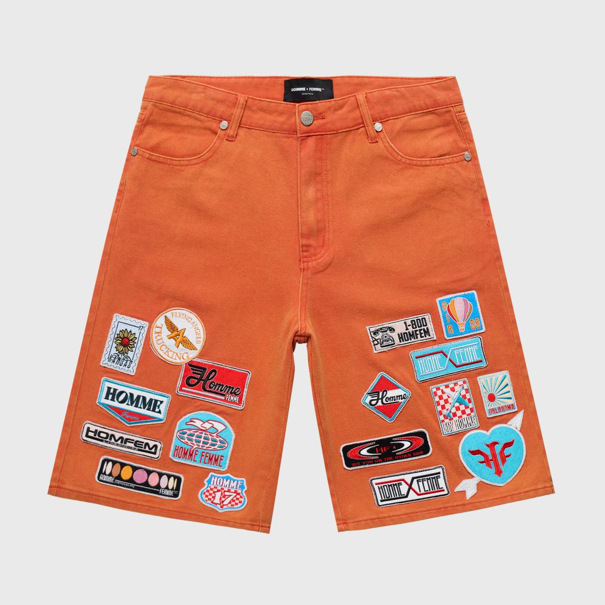 Homme Femme ROAD TRIP SHORTS Orange
