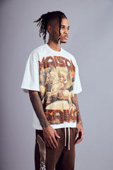 Maison Saiko Comic Book Two White Tee
