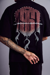 Maison Saiko Comic Book Four Black Tee