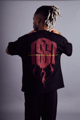 Maison Saiko Comic Book Eight Black Tee