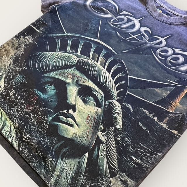 Godspeed "Sunken Liberty 2" Grey Wash T-Shirt