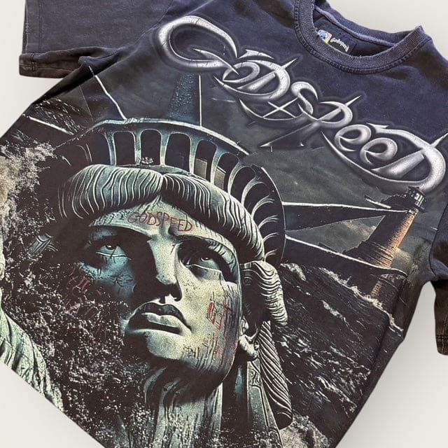 Godspeed "Sunken Liberty 2" Black Wash T-Shirt