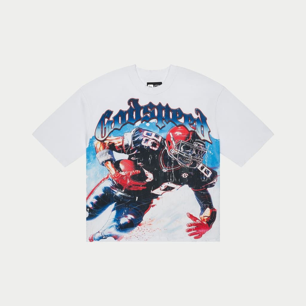 Godspeed "Endzone" White T-Shirt