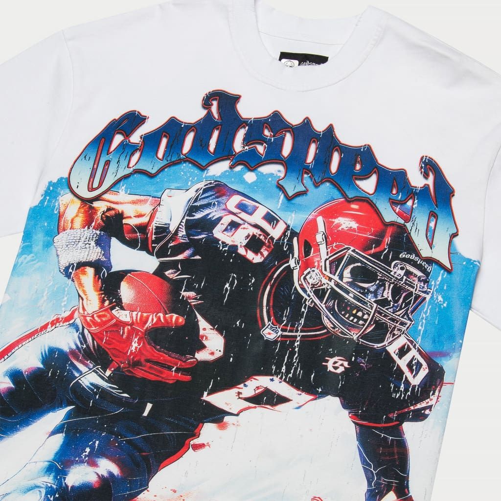 Godspeed "Endzone" White T-Shirt