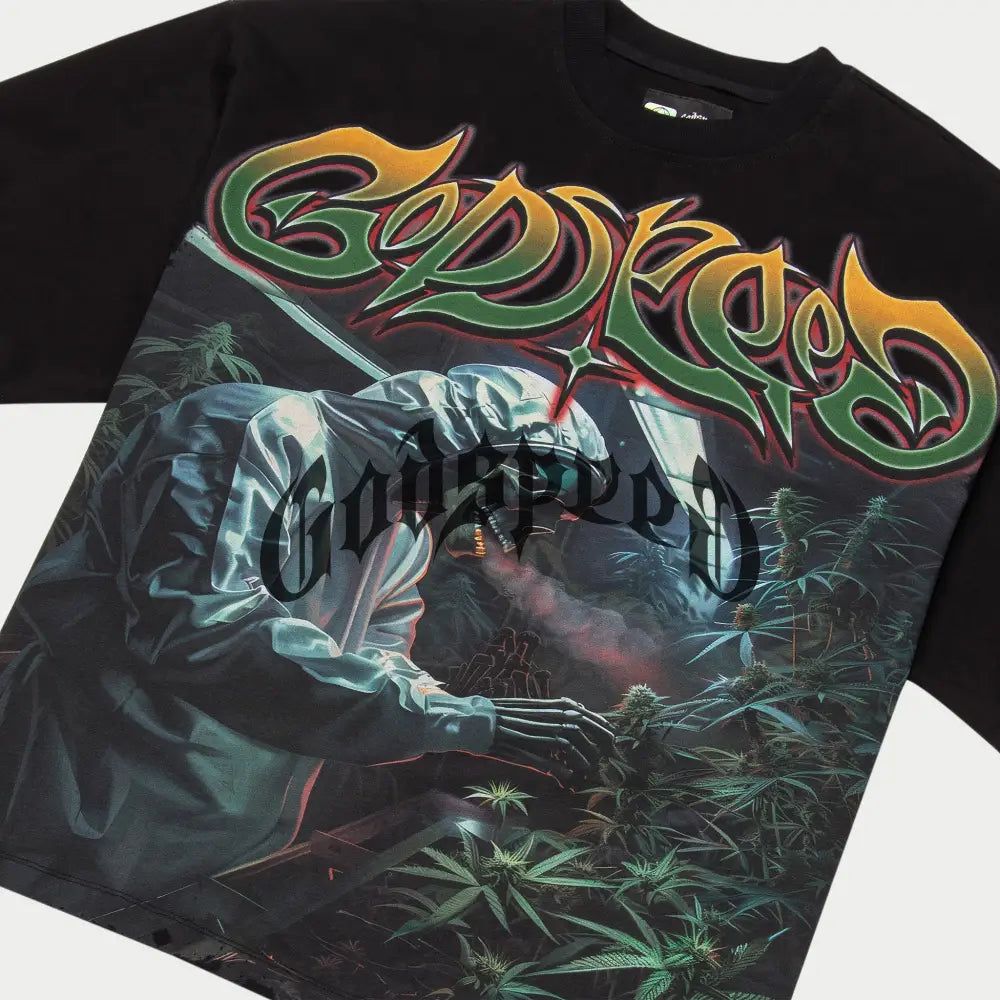 Godspeed "INDOOR " Black Ice T-Shirt