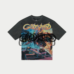 Godspeed "F1 Dreams" Grey Wash Tee