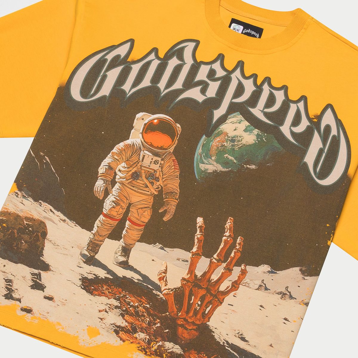 Godspeed "First Contact" Yellow Tee