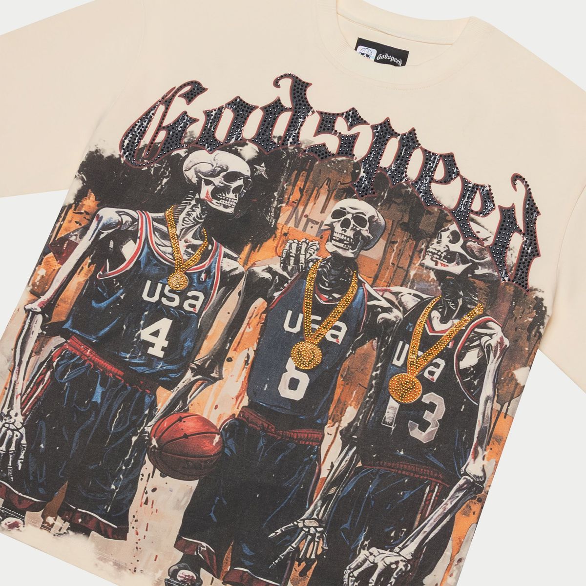 Godspeed DreamTeam 24 T-Shirt VVS Bone