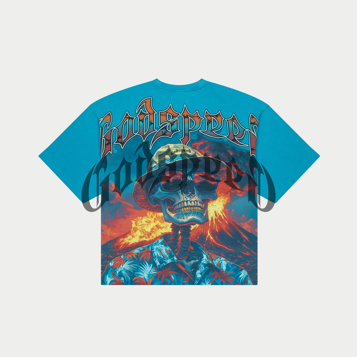 Godspeed Natural Disaster Panther Blue Tee