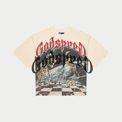 Godspeed Checkmate Bone Tee