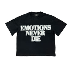 Mixed Emotion "Black ‘End’ Rhinestone Tee