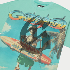 Godspeed Miami Surf Club Teal Tee