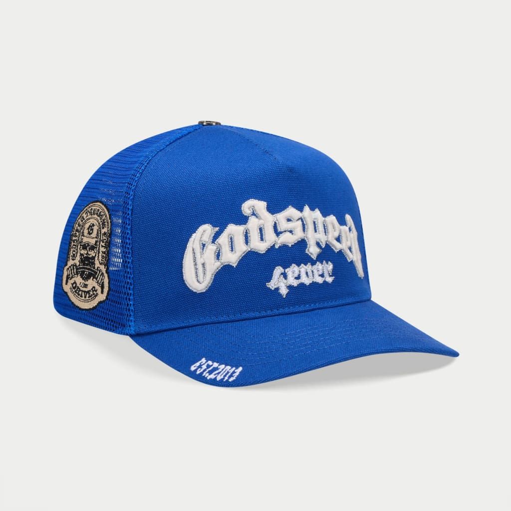 GODSPEED GS FOREVER TRUCKER HAT AZUL