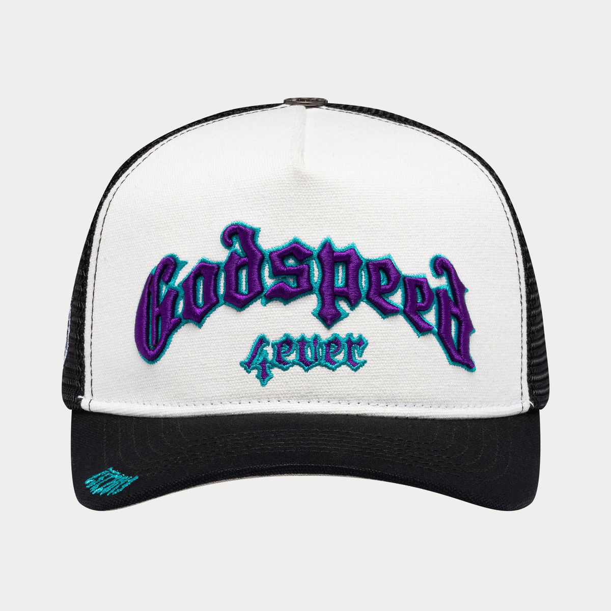 GODSPEED GS FOREVER TRUCKER HAT (WHITE BLACK PURPLE)