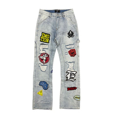 Mixed Emotion Emotion 'Worker' Jeans