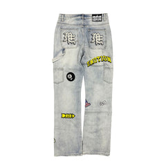Mixed Emotion Emotion 'Worker' Jeans